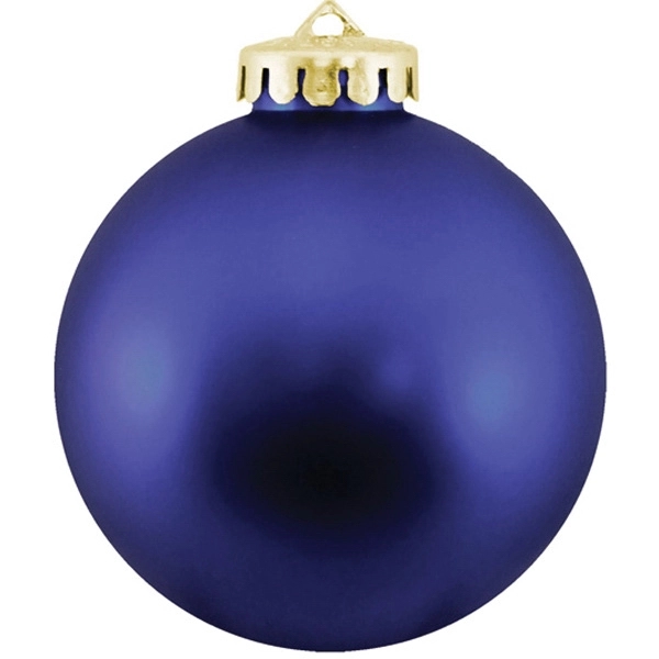 Blue color option for Round Shatterproof Ornament
