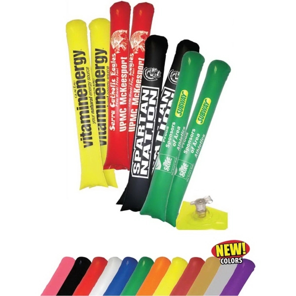 Green color option for Pair Of Inflatable Fan Ta Sticks