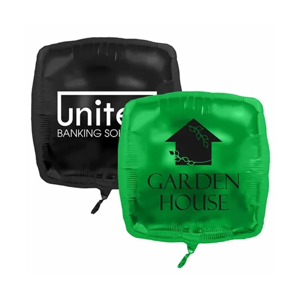 Black color option for 22" Square Foil Balloon