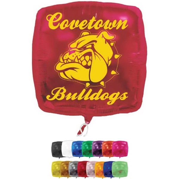 Burgundy color option for 22" Square Foil Balloon