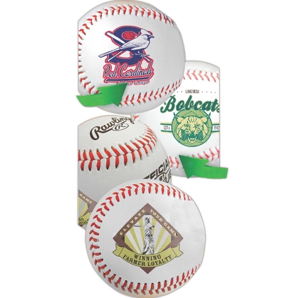 White color option for Synthetic Leather Cork Core Baseball