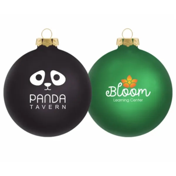 Green color option for Traditional Glass Ornaments