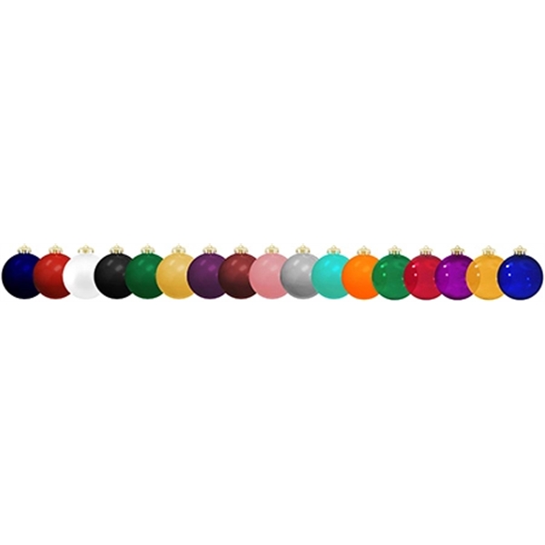 Crystal Gold color option for Usa Made Shatterproof Ornament