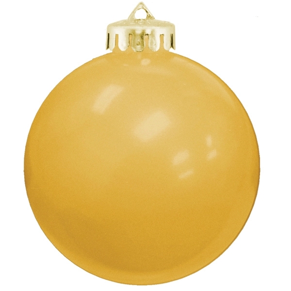 Gold color option for Usa Made Shatterproof Ornament