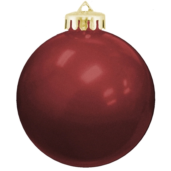 Maroon color option for Usa Made Shatterproof Ornament