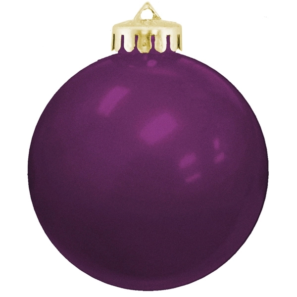 Purple color option for Usa Made Shatterproof Ornament