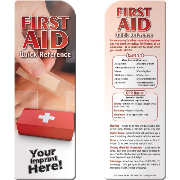 Multicolor color option for Bookmark   First Aid: Quick Reference