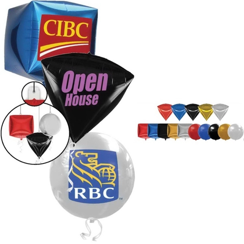 Main photo of Foil 3 D Balloon Round