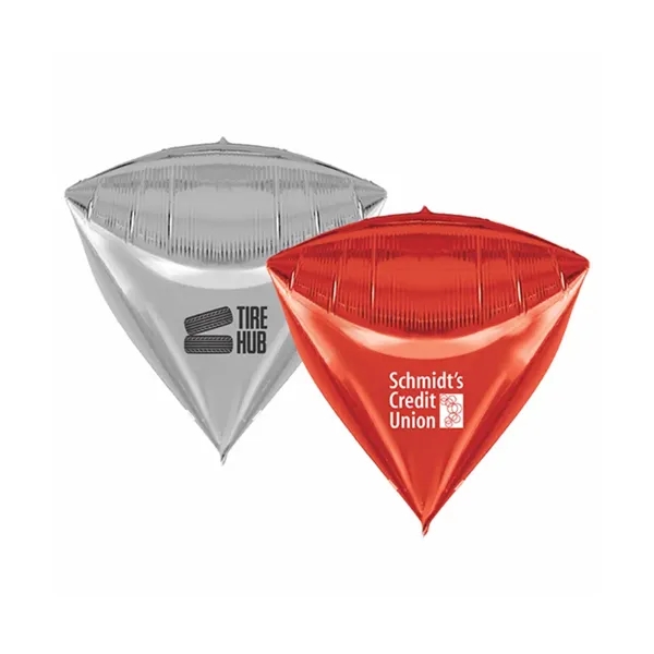 Red color option for 3 D Foil Balloon Diamond