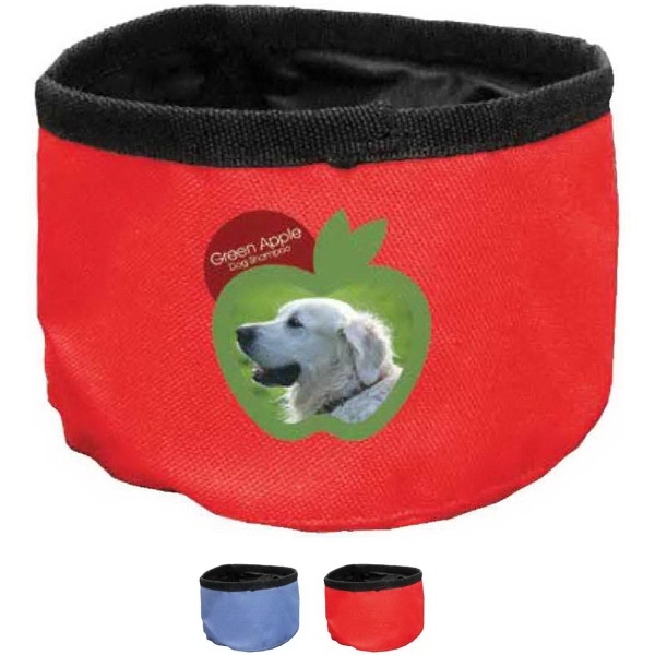 Red color option for Foldable Nylon Pet Bowl