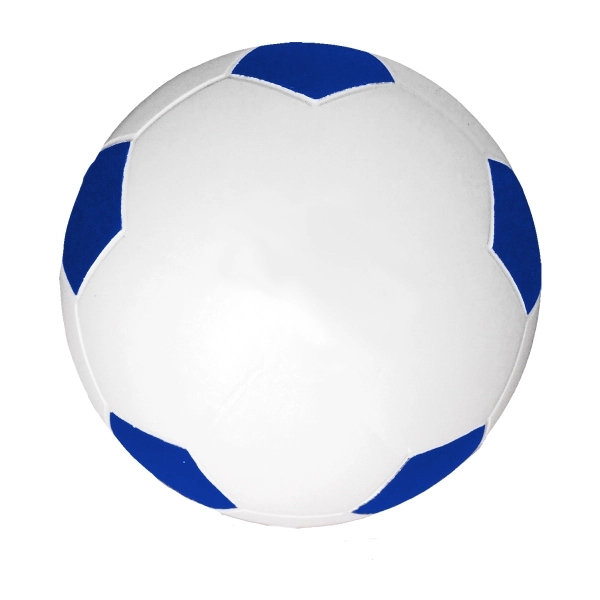 Blue-White color option for 4" Foam Soccer Ball