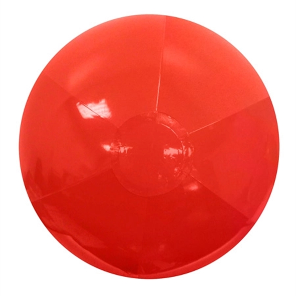 Red color option for 16" Solid Color Beach Ball