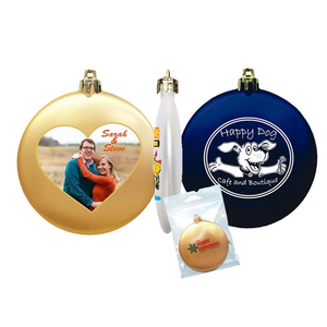 Photo of Satin Finish Flat Shatterproof Ornament
