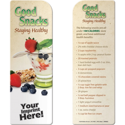 Main photo of Bookmark   Good Snacks: Staying Healthy