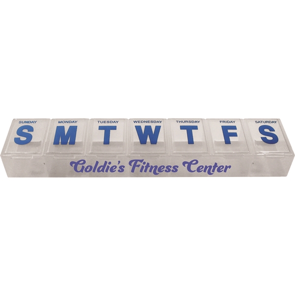 Clear color option for Jumbo 7 Day Pill Case