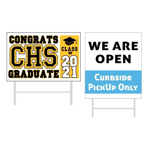 Main photo of 12" X18" Plastic Sign