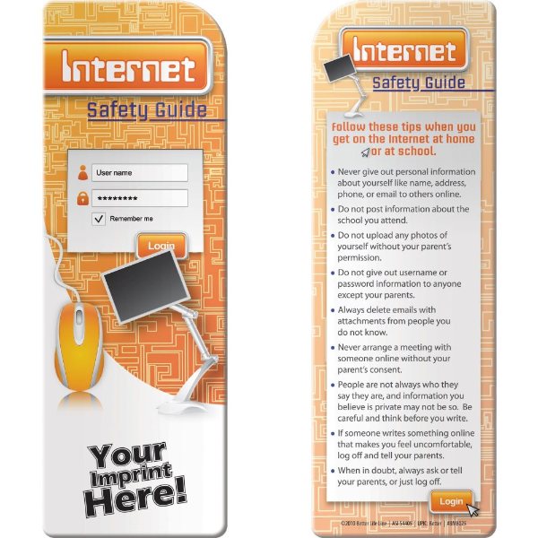 Multicolor color option for Bookmark   Internet Safety Guide