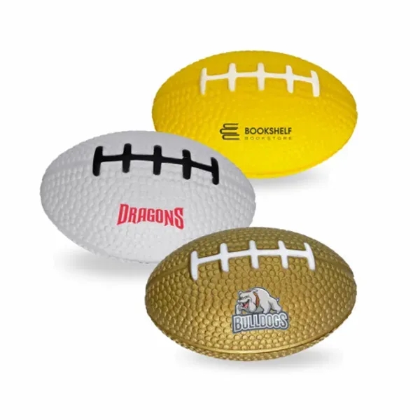Gold color option for Small Football Stress Relievers Colors