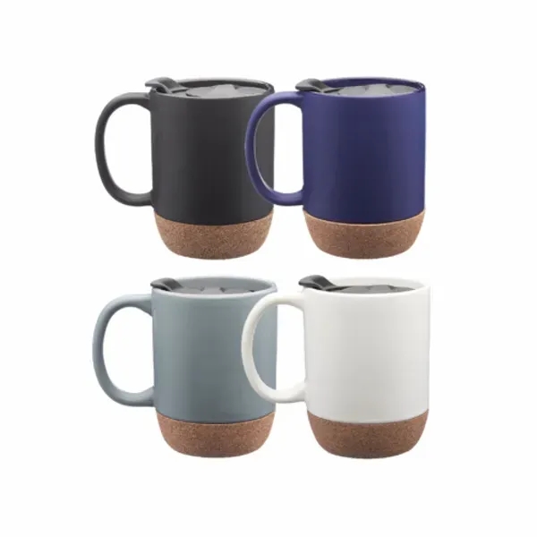 Gray color option for 12 Oz. Cork Bottom Ceramic Mug