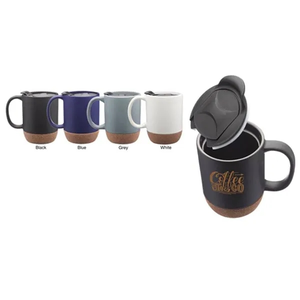 Photo of 12 Oz. Cork Bottom Ceramic Mug