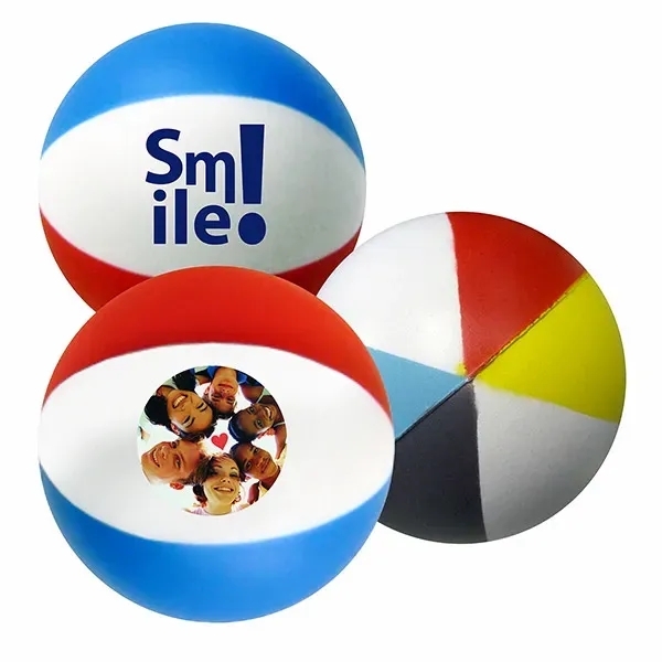 Multi Color color option for Foam Stress Beach Ball