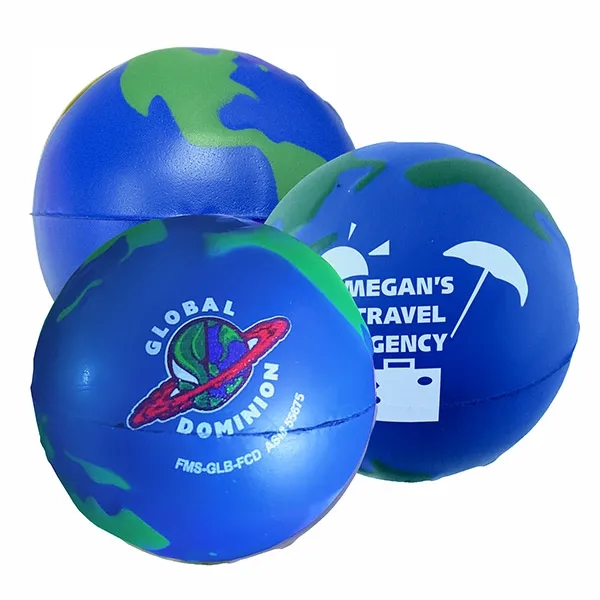 Blue color option for Foam Stress Reliever Globe