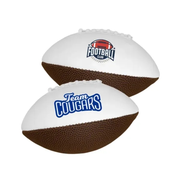 Brown-White color option for Premium Mini Signature Football