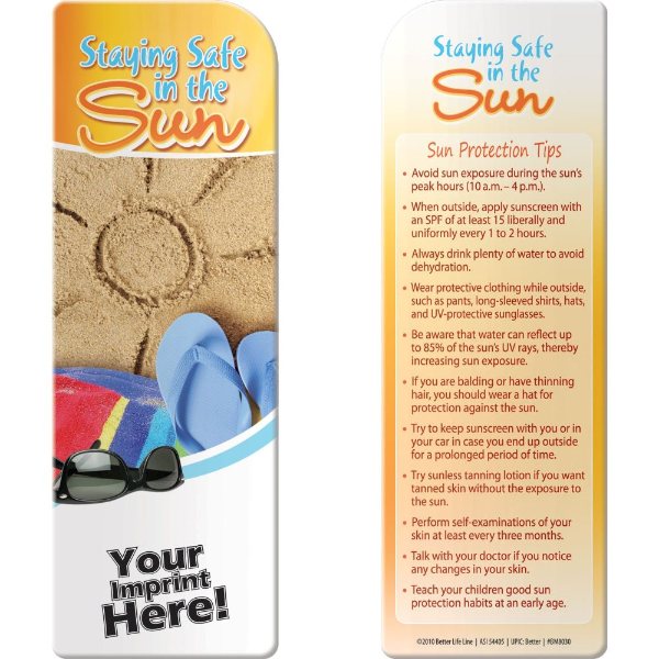 Multicolor color option for Bookmark   Staying Safe In The Sun