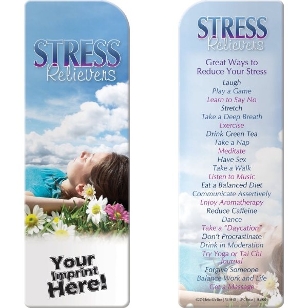 Multicolor color option for Bookmark   Stress Relievers