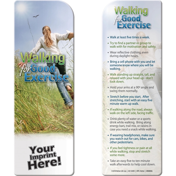 Multi color color option for Bookmark   Walking For Good Exercise