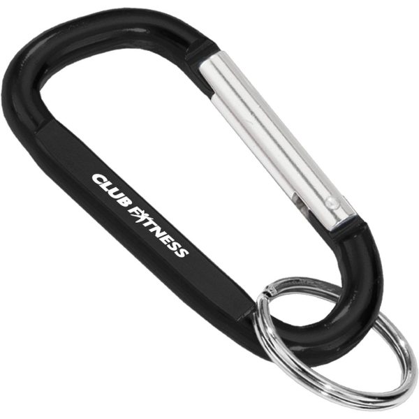 Black color option for Carabiner With Split Ring
