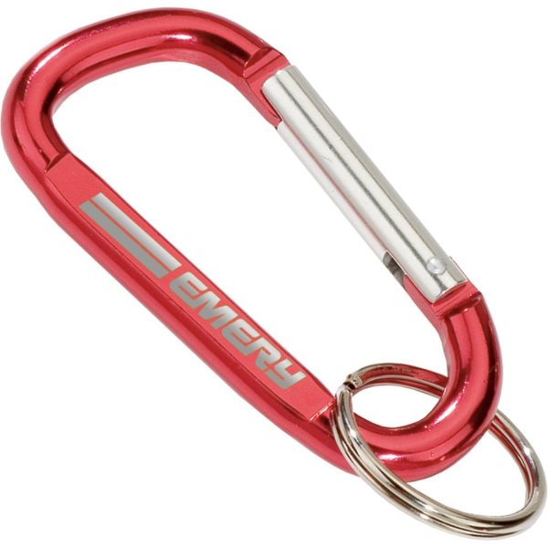 Red color option for Carabiner With Split Ring