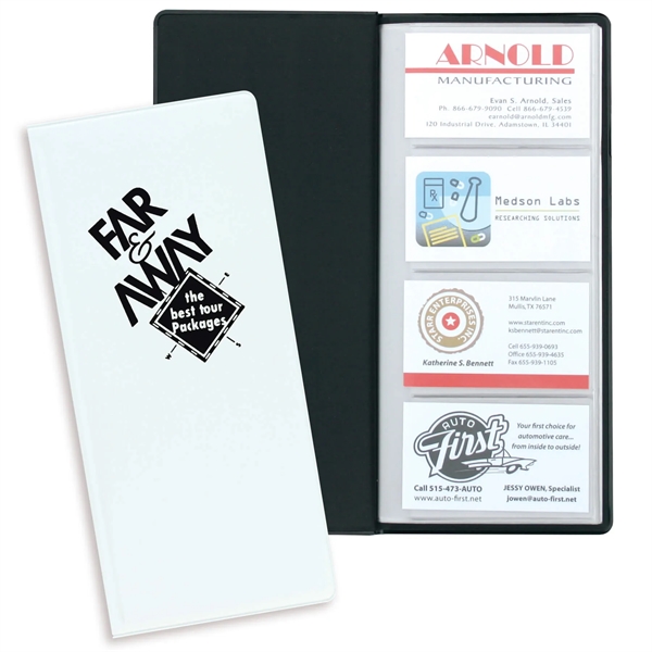 White color option for Business Card Holder   96 Cards