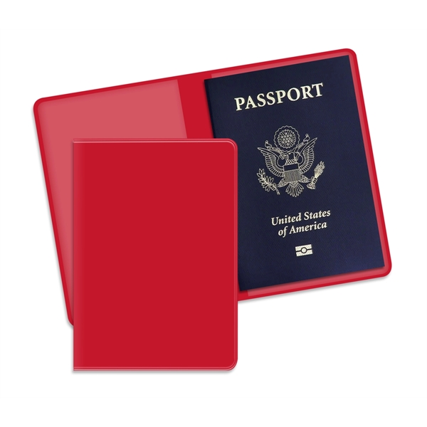 Red 186 color option for Economy Passport Case