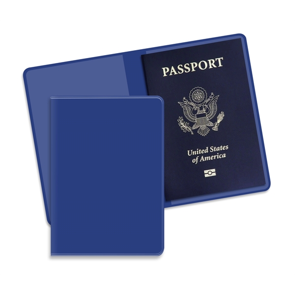 Royal Blue 654 color option for Economy Passport Case