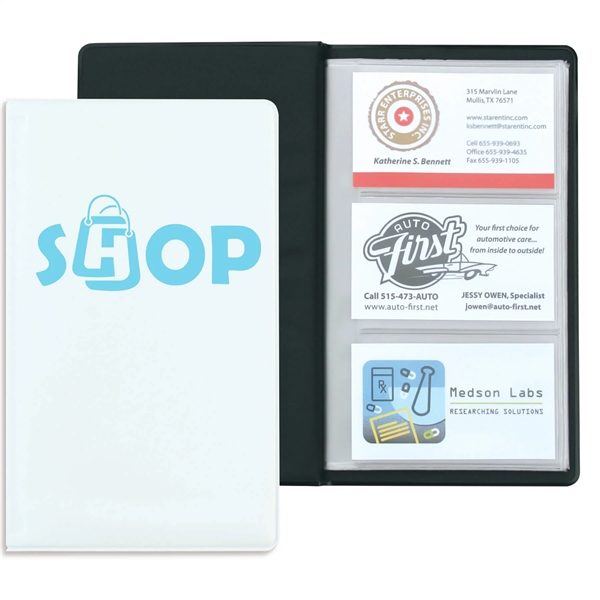 White color option for Business Card Holder   72 Cards