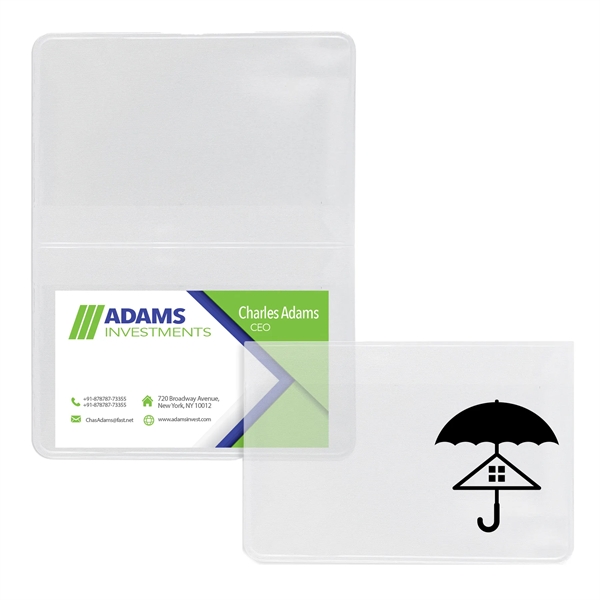 Clear color option for Deluxe Business Card Case