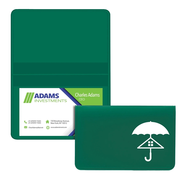 Green color option for Deluxe Business Card Case
