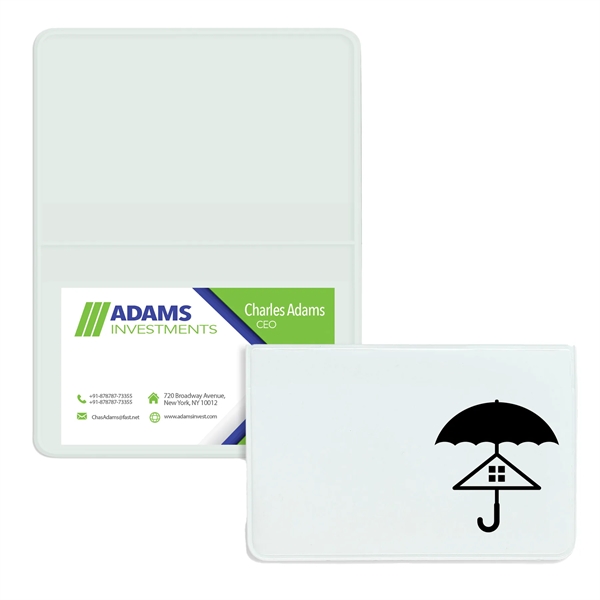 White color option for Deluxe Business Card Case