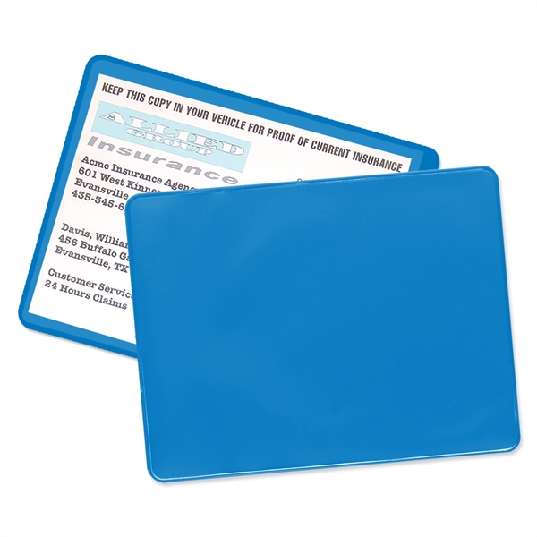 Bright Blue color option for Proof Of Insurance Holders