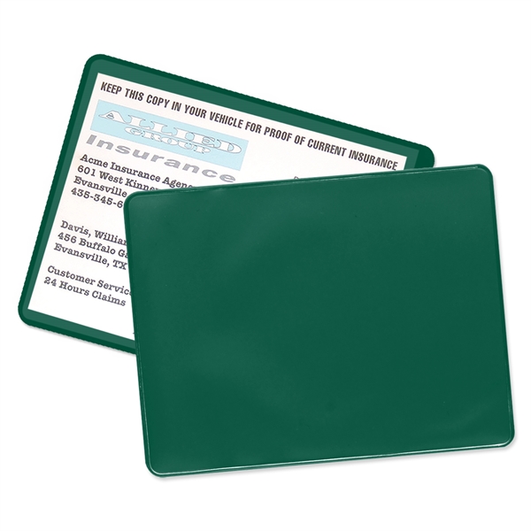 Green color option for Proof Of Insurance Holders