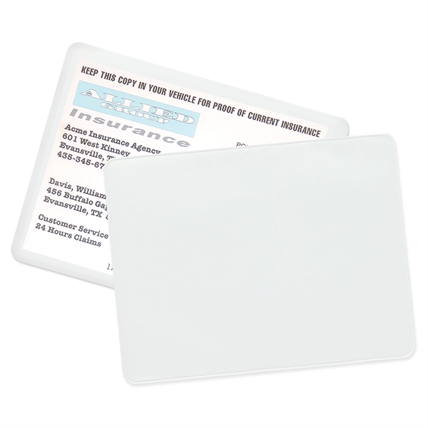 White color option for Proof Of Insurance Holders