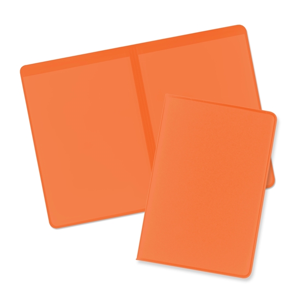 Orange 166 color option for 2 Pocket Proof Of Insurance Holders