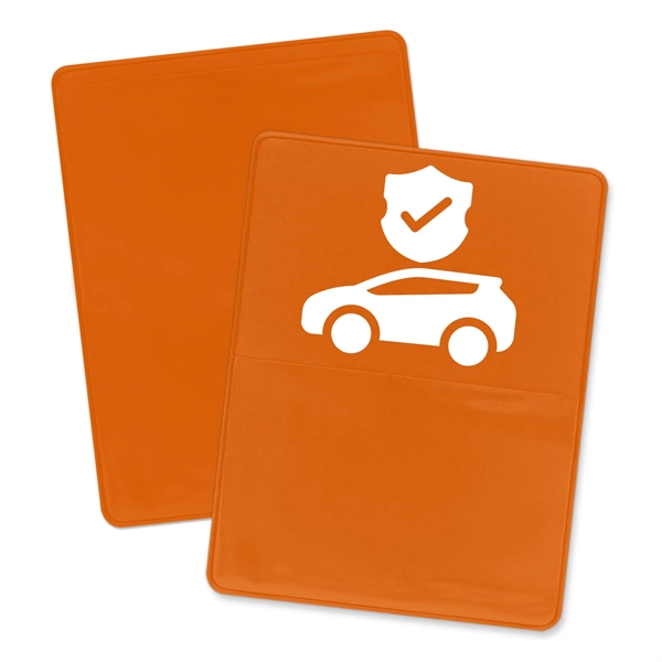 Orange color option for Proof Of Insurance/Business Card Holder