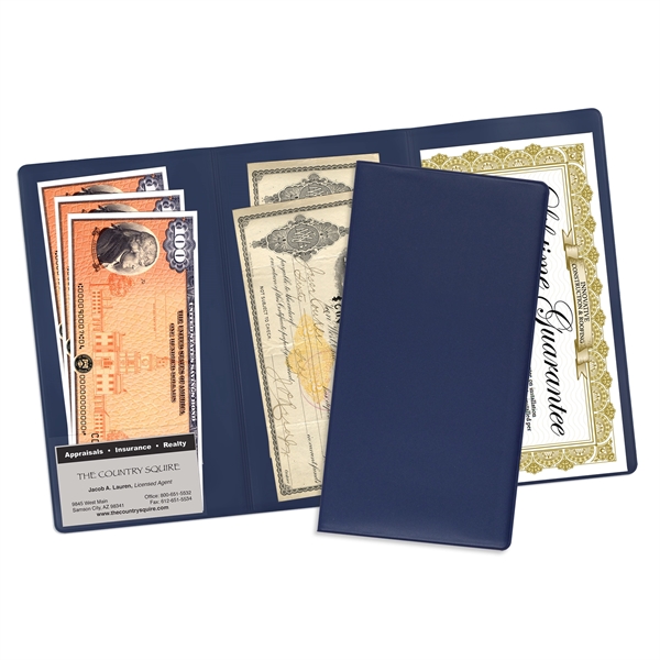 Navy Blue 533 color option for 3 Pocket Policy Wallets