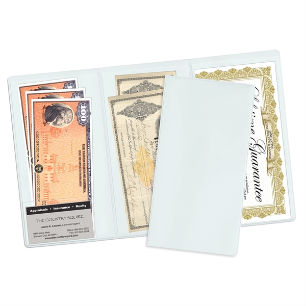 White color option for 3 Pocket Policy Wallets