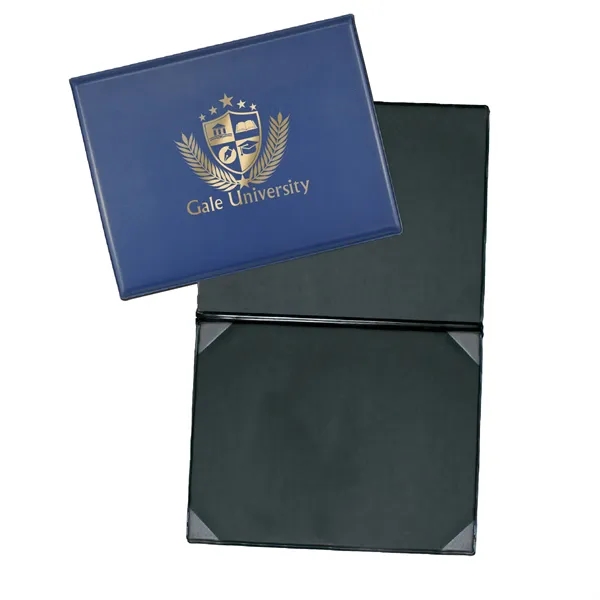 Blue 602 color option for Deluxe Certificate/Diploma Holders   4 Corners
