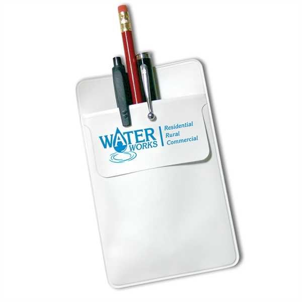 White color option for Pocket Protector   1.75" Flap