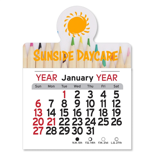 Main photo of Adhesive Peel N Stick® Calendar   Circle