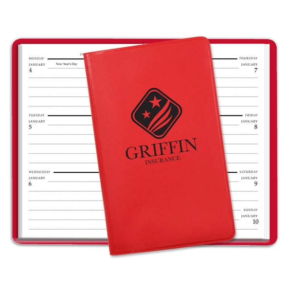 Red 186 color option for Weekly Pocket Planners